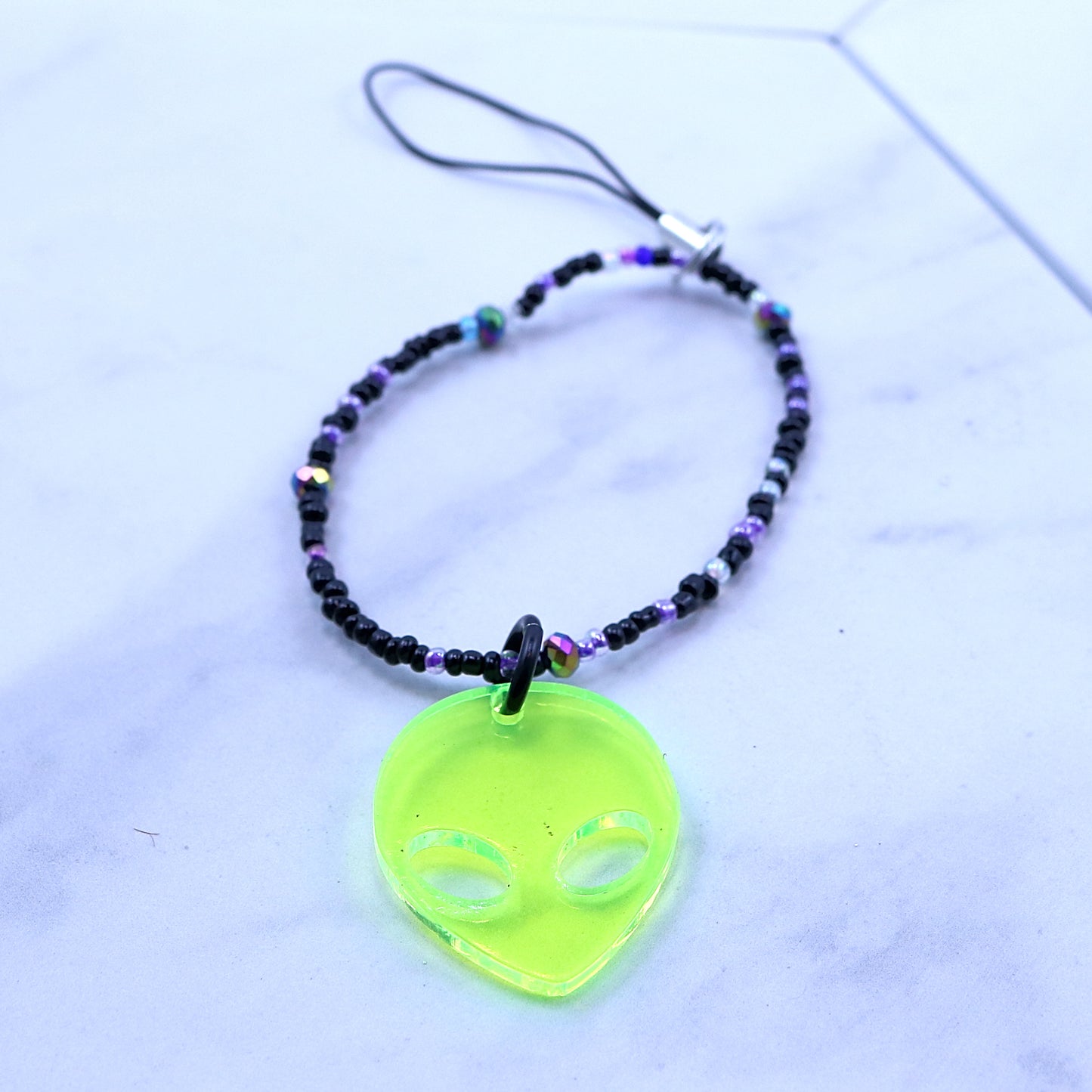 Alien Phone Charm