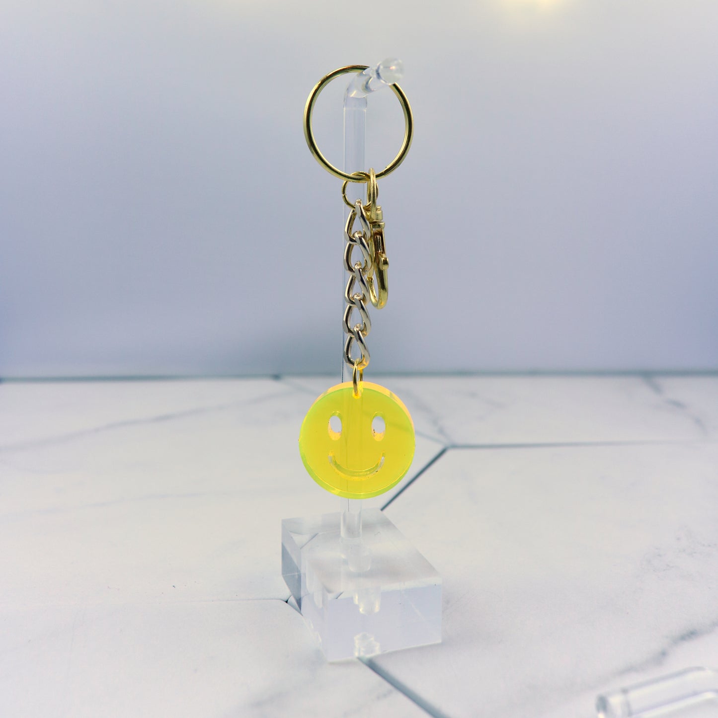 Smiley Face Keychain