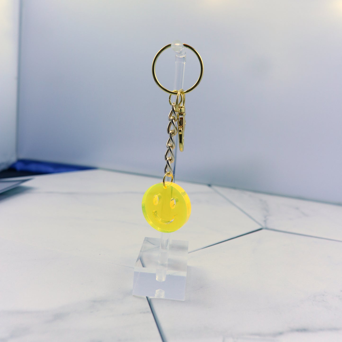 Smiley Face Keychain