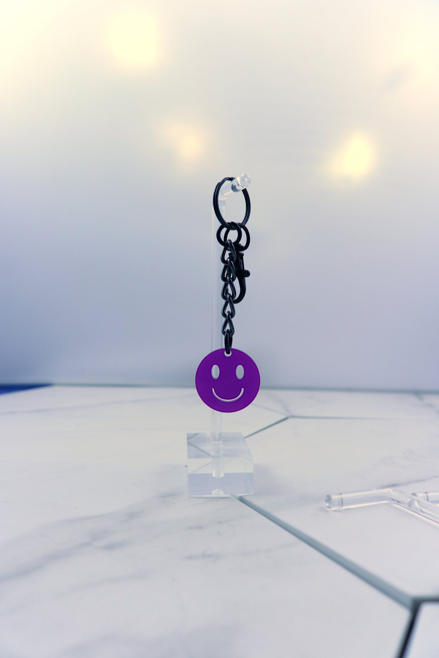 Smiley Face Keychain