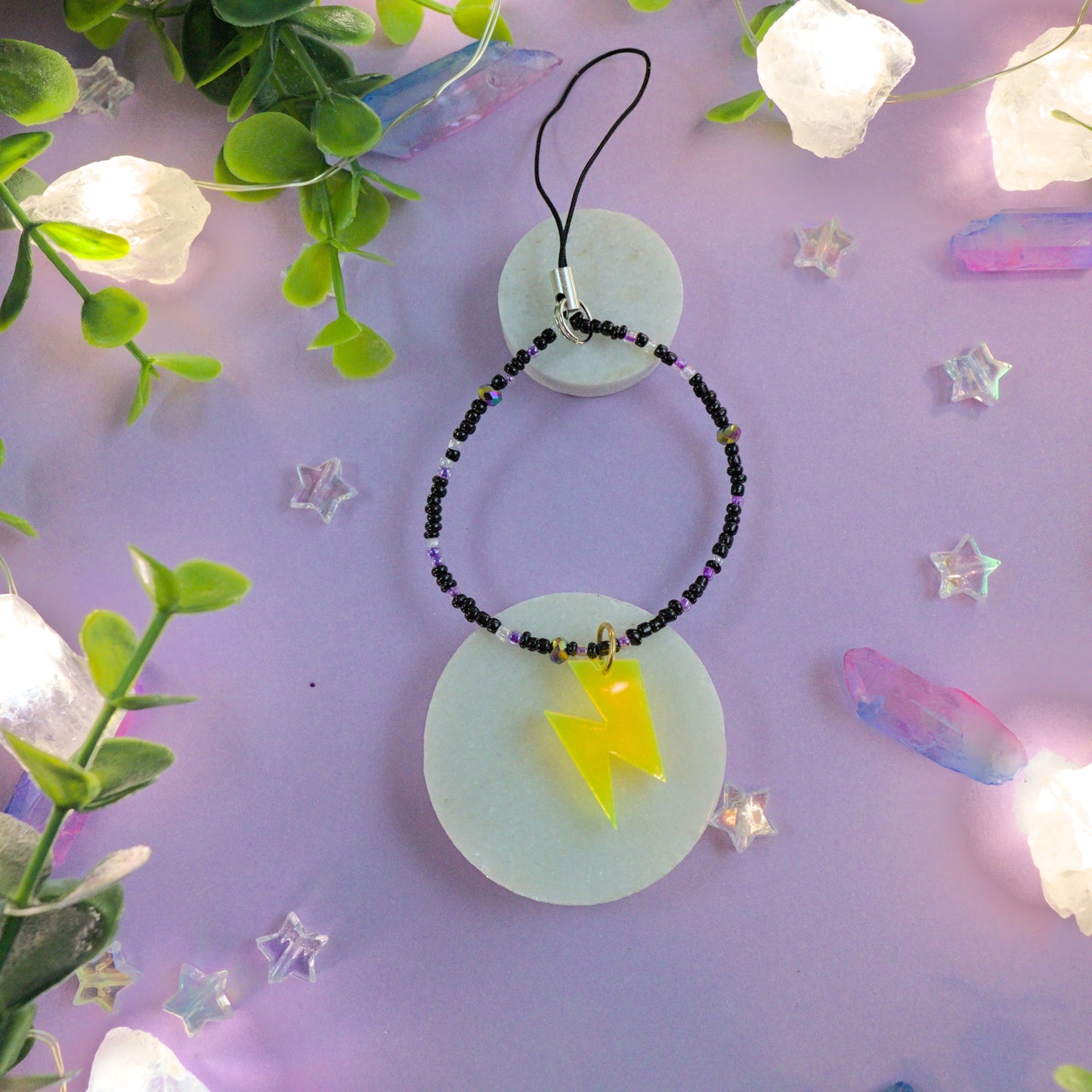 Lightning Bolt Phone Charm