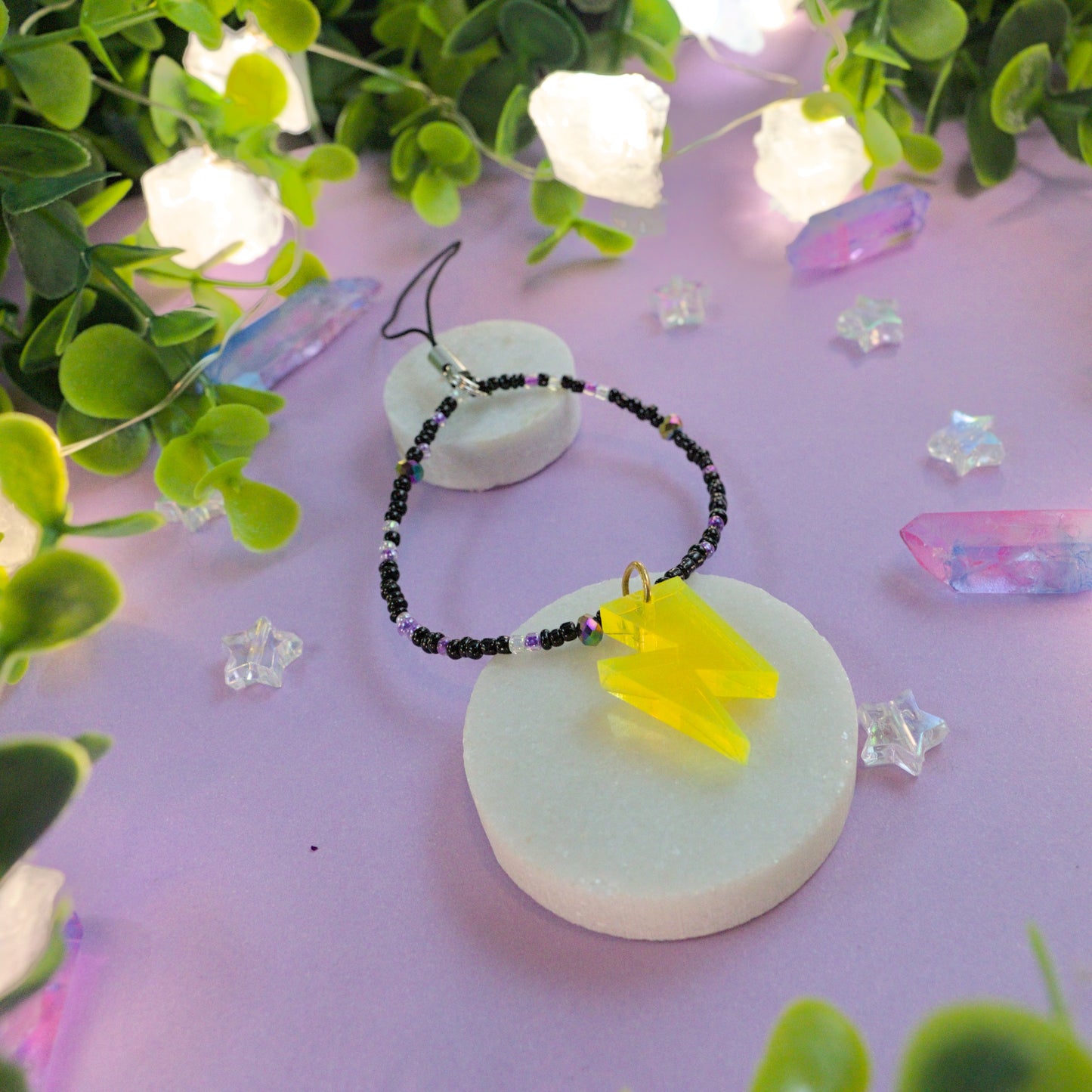 Lightning Bolt Phone Charm